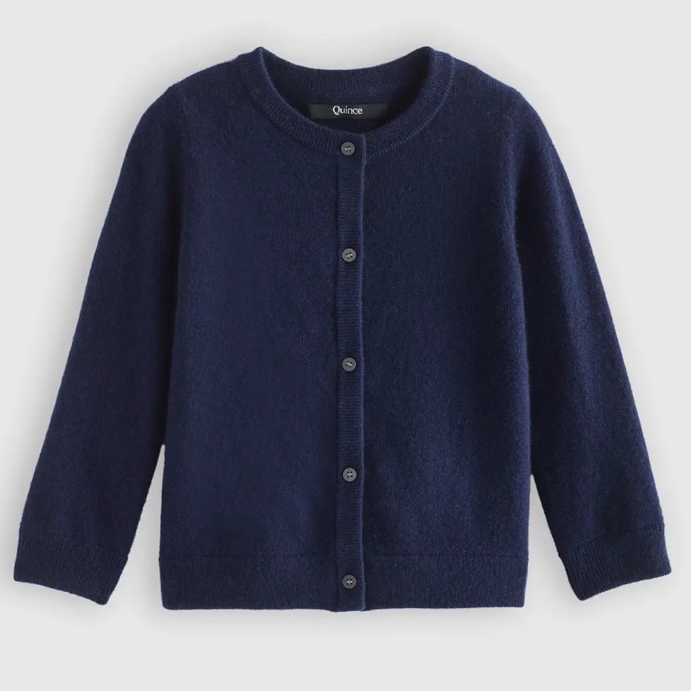 Quince Washable Cashmere Toddler Cardigan 3T - Picture 2 of 6